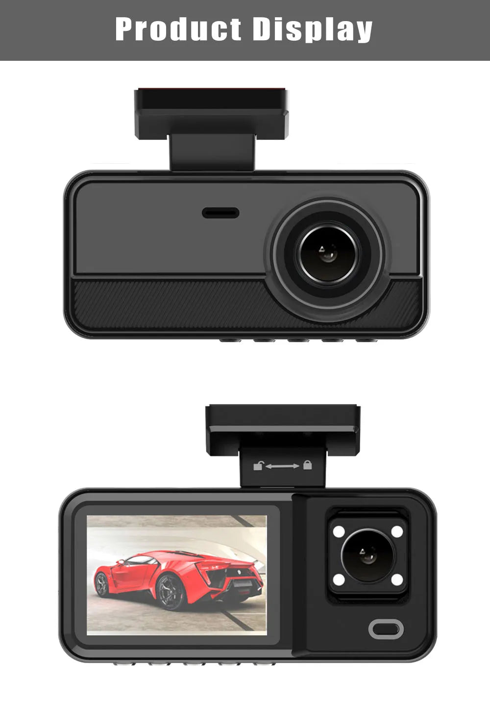 3 Channel WIFI Car DVR HD 1080P Cabin Vehicle Dash Cam Three Way Camera DVRs Recorder Video Registrator Mini Dashcam Camcorder