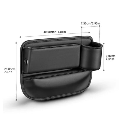 Leather Car Seat Gap Filler Organizer and Storages Automotive Accessories Universal for Car SUV Truck Fill The Gap