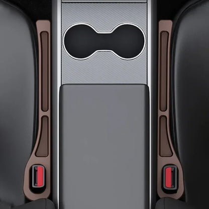 2pcs Pair Universal Car Seat Gap Plug Strip Side Seam Car Gap Filler Leak Proof Seat Gap Storage Organizer Interior Decoration