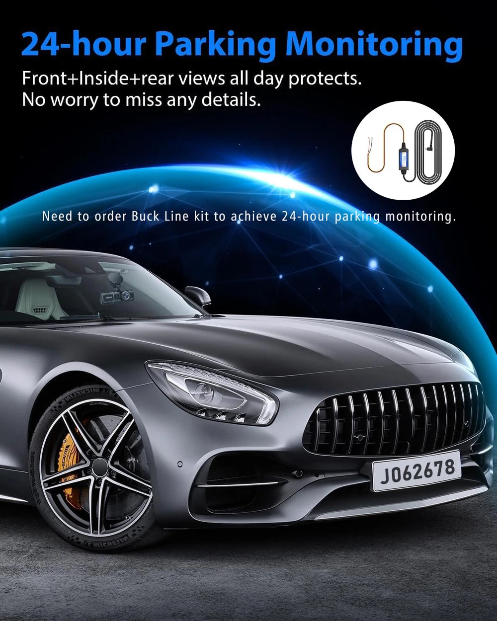 3 Channel WIFI Car DVR HD 1080P Cabin Vehicle Dash Cam Three Way Camera DVRs Recorder Video Registrator Mini Dashcam Camcorder