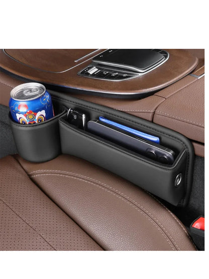 Leather Car Seat Gap Filler Organizer and Storages Automotive Accessories Universal for Car SUV Truck Fill The Gap